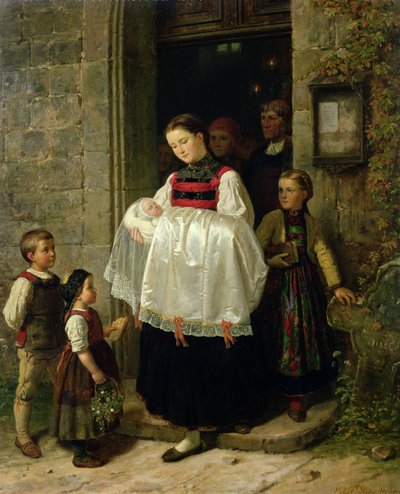 The Return from the Christening by Hubert Salentin